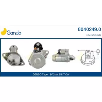 Démarreur SANDO 6040249.0