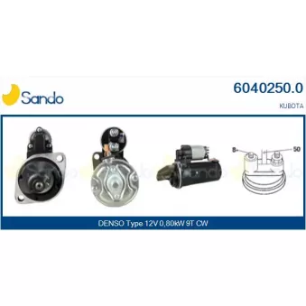 Démarreur SANDO 6040250.0