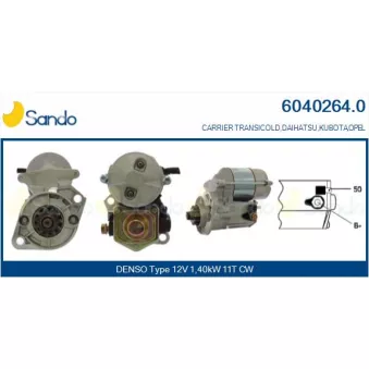Démarreur SANDO 6040264.0