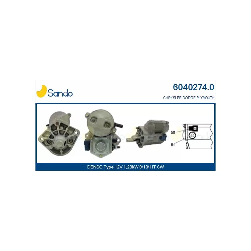 Démarreur SANDO 6040274.0