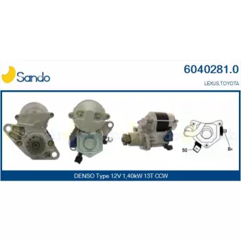 Démarreur SANDO 6040281.0