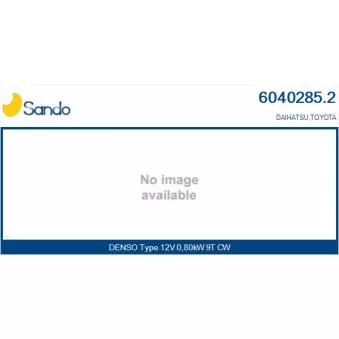Démarreur SANDO 6040285.2