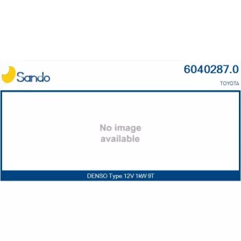 Démarreur SANDO 6040287.0