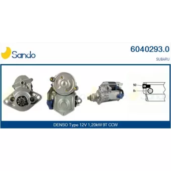Démarreur SANDO 6040293.0