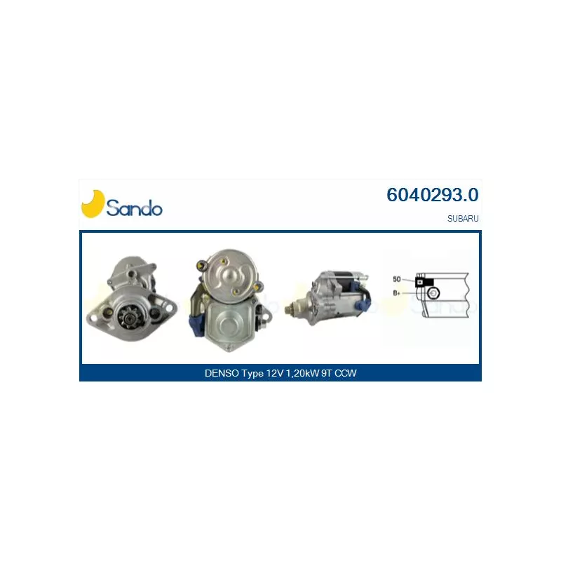 Démarreur SANDO 6040293.0