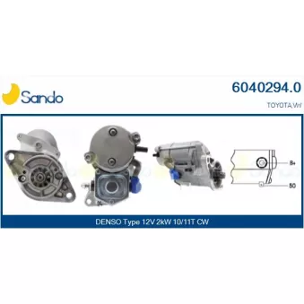 Démarreur SANDO 6040294.0
