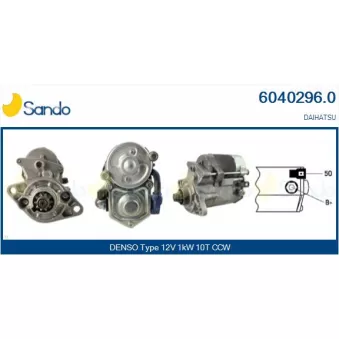 Démarreur SANDO 6040296.0