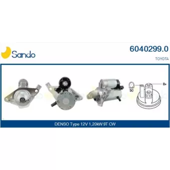 Démarreur SANDO 6040299.0