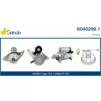 Démarreur SANDO 6040299.1