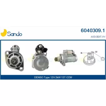 Démarreur SANDO 6040309.1