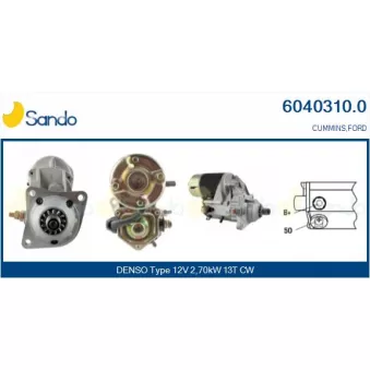 Démarreur SANDO 6040310.0