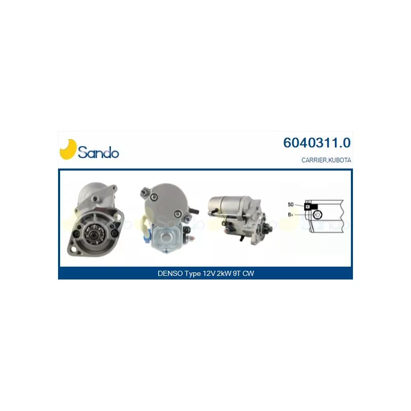 Démarreur SANDO 6040311.0