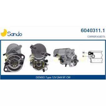 Démarreur SANDO 6040311.1