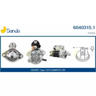 Démarreur SANDO 6040315.1