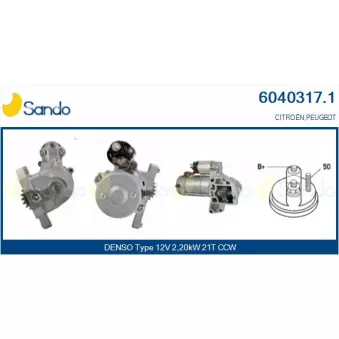 Démarreur SANDO 6040317.1