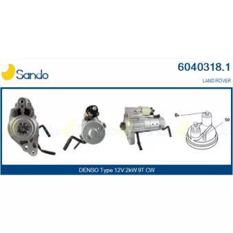 Démarreur SANDO 6040318.1
