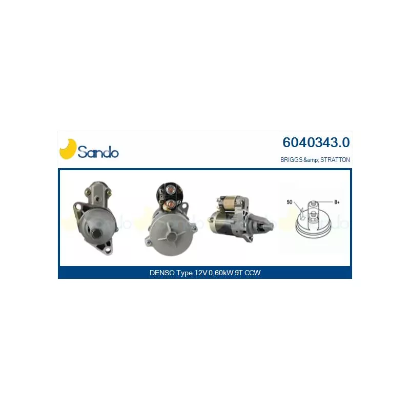 Démarreur SANDO 6040343.0