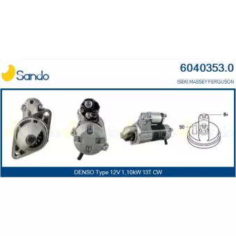 Démarreur SANDO 6040353.0