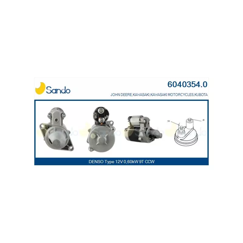 Démarreur SANDO 6040354.0