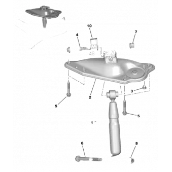 support d'amortisseur OE 514240