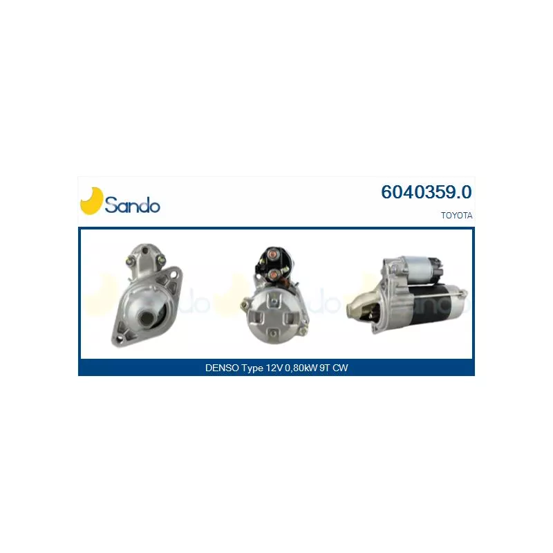 Démarreur SANDO 6040359.0