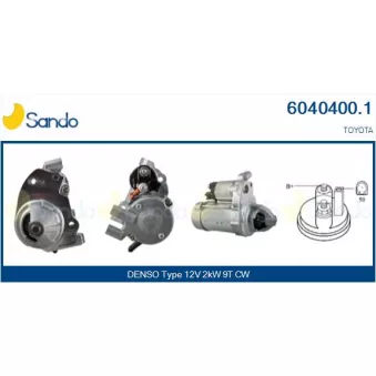 Démarreur SANDO 6040400.1