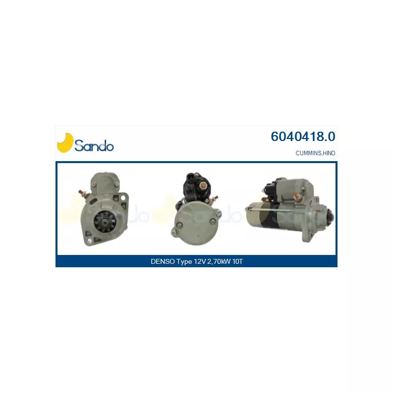 Démarreur SANDO 6040418.0