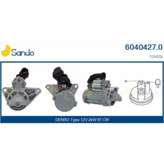 Démarreur SANDO 6040427.0