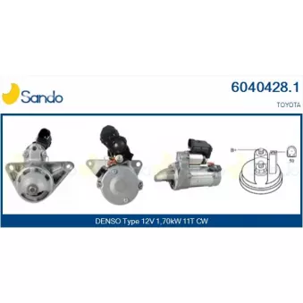 Démarreur SANDO 6040428.1