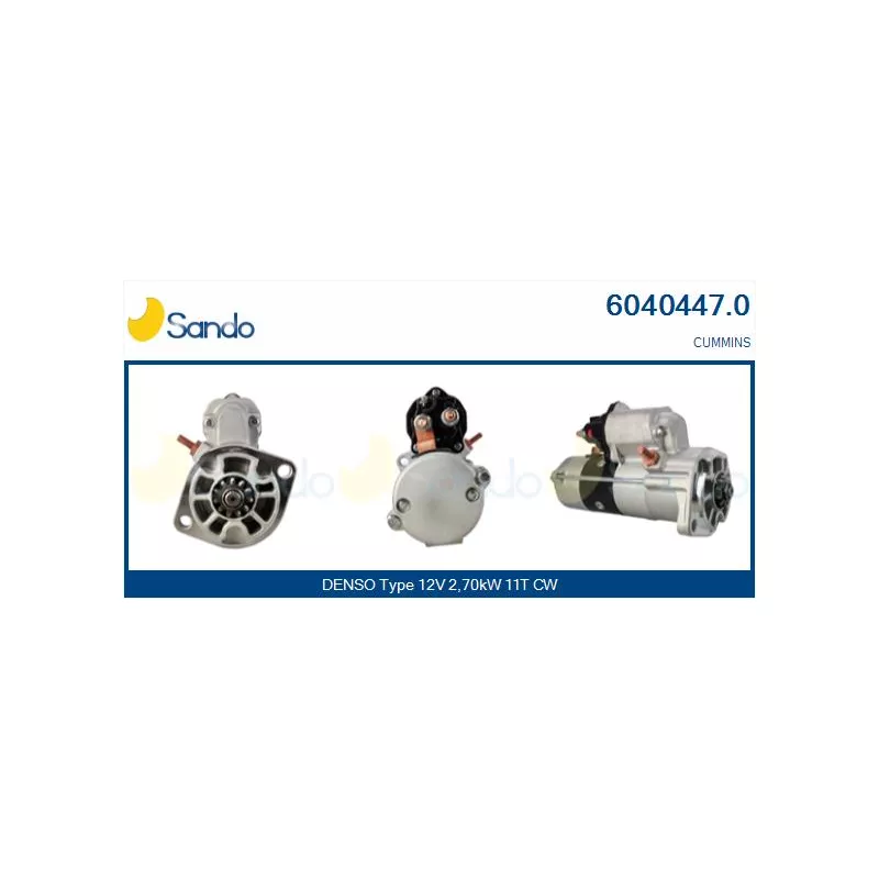 Démarreur SANDO 6040447.0