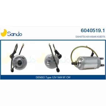Démarreur SANDO 6040519.1