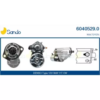 Démarreur SANDO 6040529.0