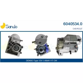 Démarreur SANDO 6040534.0