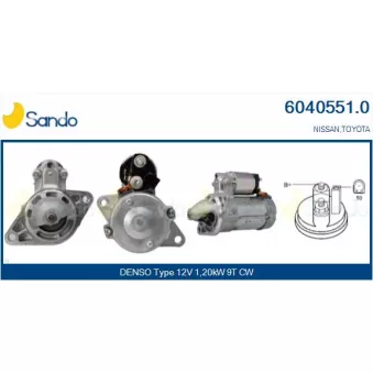 Démarreur SANDO 6040551.0