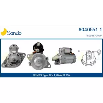 Démarreur SANDO 6040551.1