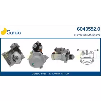 Démarreur SANDO 6040552.0