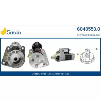 Démarreur SANDO 6040553.0