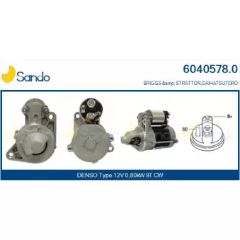 Démarreur SANDO 6040578.0