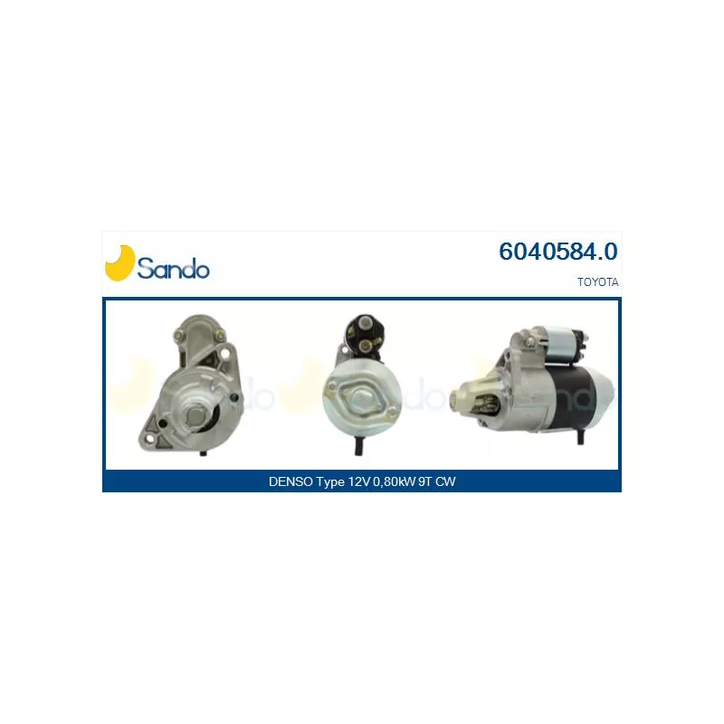 Démarreur SANDO 6040584.0