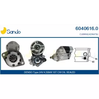 Démarreur SANDO 6040616.0