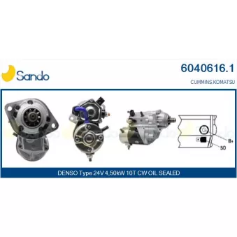 Démarreur SANDO 6040616.1