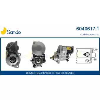 Démarreur SANDO 6040617.1