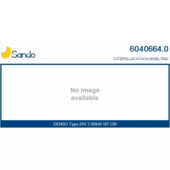 Démarreur SANDO 6040664.0