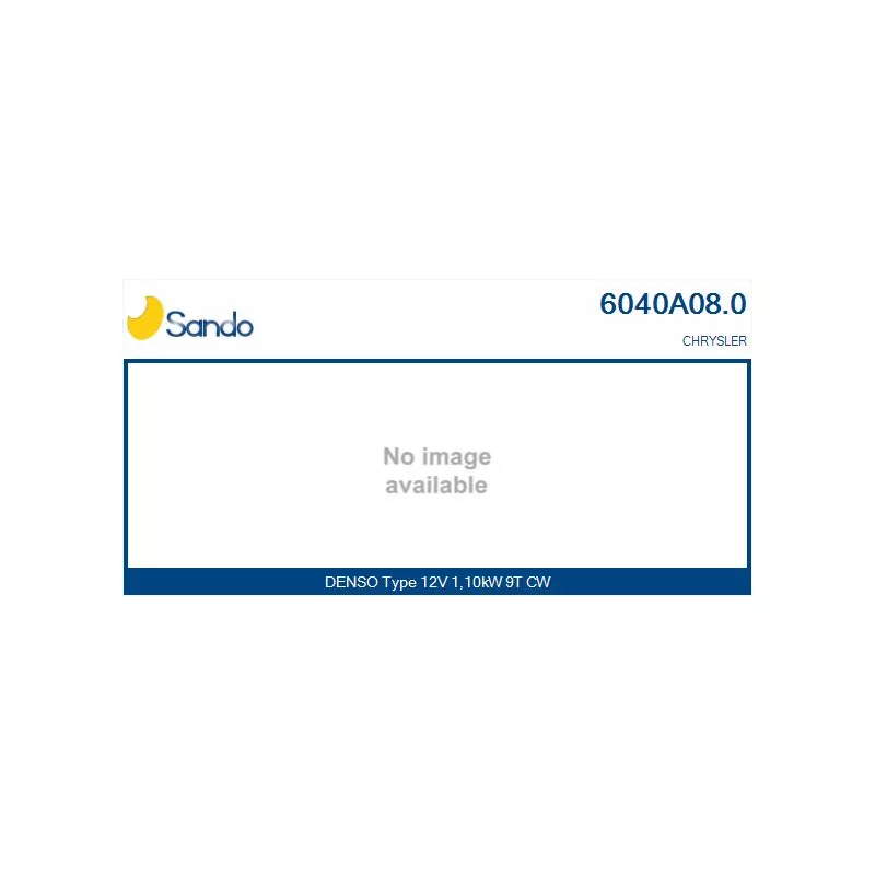 Démarreur SANDO 6040A08.0