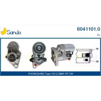 Démarreur SANDO 6041101.0