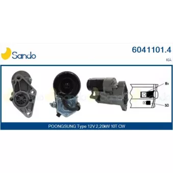 Démarreur SANDO 6041101.4