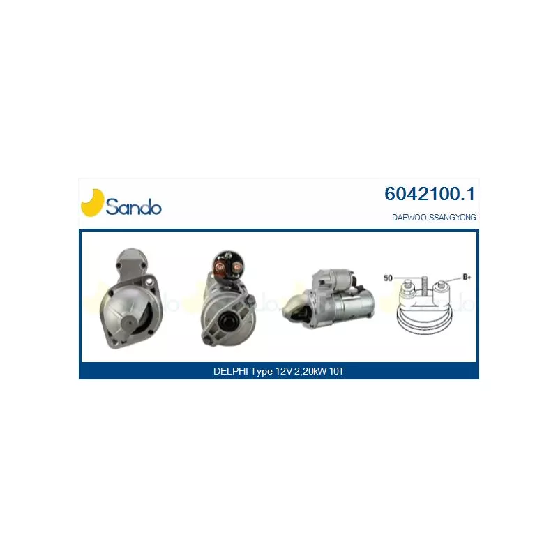 Démarreur SANDO 6042100.1