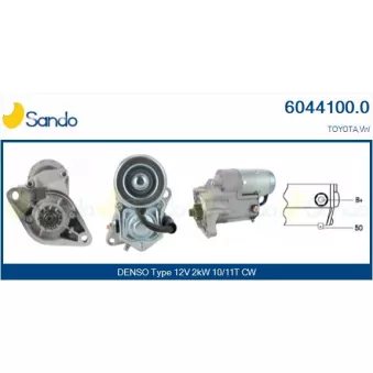 Démarreur SANDO 6044100.0