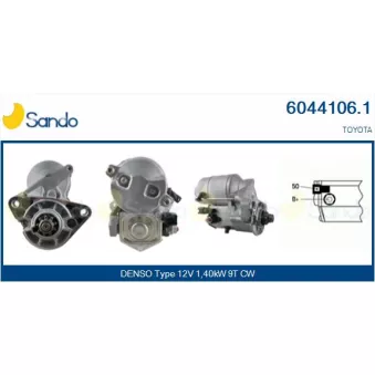 Démarreur SANDO 6044106.1