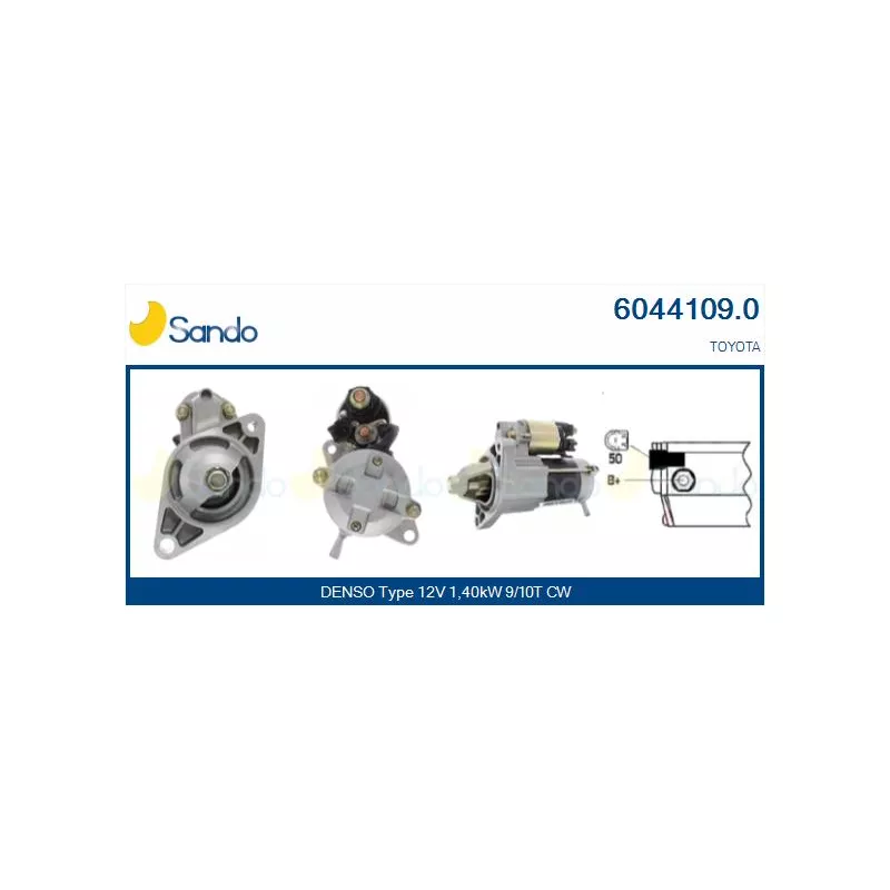 Démarreur SANDO 6044109.0